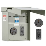Temporary Power Outlet Panel Rv Electrical 20 30 Amp Box. Fixed Price $59.99.