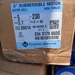 Franklin Electric 4" Submersible Motor 5 Hp 230V 60HZ Ac Mpn 234 3178 602G. Fixed Price $1800.00.