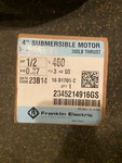 Franklin Electric Submersible Pump Motor 1/2HP 460V. Fixed Price $299.00.