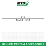Mtd 753-1218 Drive Shaft Housing Troy-bilt Edger Trimmer Blower YM25 YM132 Y725. Fixed Price $92.90.