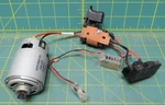 Bosch Electric Drill Motor W/trigger Assembly, Led, Power Connector 74064900301. Fixed Price $30.00.