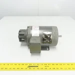 Baldor IDNM3538 .5HP Ac Electric Motor 3PH 230/460V 56C Frame 1740RPM Tested. Fixed Price $87.74.