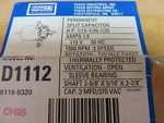 Fasco D1112 Double Shaft 3 Speed Electric Motor 1/5 Hp Part# 7164-0918. Fixed Price $129.00.