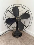 Antique 1920S Metal Westinghouse Ac Motor 16" Oscillating Desk Fan Style 321347. Fixed Price $219.99.