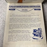 1928 Chicago Motor Training Corp Auto Repair Technician Textbook. Fixed Price $35.00.