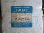 Superior Electric SS421G4 Slo-syn Synchronous Step Motor 18 Rpm 120V New Sealed. Fixed Price $325.00.