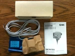 Smc ZSE50F-T2-62L Digital Pressure Switch. Fixed Price $75.00.