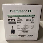6203X 6203E Genteq Evergreen 1/3 Hp 115/208-230 Volt RPM1050 Replacement X-1. Fixed Price $220.00.
