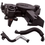 Pcv Valve Crankcase Vent Cover Oil Separator + Hose For Audi A4 Vw Golf 2.0L. Fixed Price $29.09.