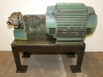 Hydreco Magna Pump M/n 407C2A1CL W/ Leland Faraday 7.5HP Motor On Stand. Fixed Price $1499.99.