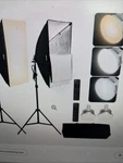 Vevor 20 In. Soft Box Lighting Kit W/ Tripod Stand & Remote Control. Fixed Price $45.99.