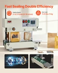 Vevor Vertical Band Sealer With Printer, Adjustable Temp & Speed, 600W. Fixed Price $180.99.