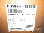 Lincoln Motor LM03099 7.5HP. Fixed Price $500.00.
