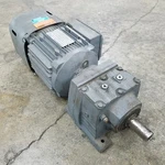 Sew R37DRE90M4BE2HR, 1.5HP 1740RPM RATIO-24.42:1 Gearbox/ Motor. Used. Fixed Price $379.04.