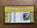 Green Bay Packers Magnet 2025 2026 Season Lennys Tap Bar 50TH Beer. Fixed Price $5.99.