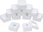Gemstone Box Jewelry For & Diamond 3*3 Cm White Display (100PC). Fixed Price $30.53.