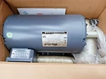 New Techtop 1.5 Hp Electric Motor 145T Frame 208-230/460 Vac 1740 Rpm Odp GR3. Fixed Price $224.99.