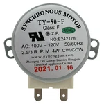 Origparts TY-50-F Synchronous Motor Ac 100-120V 4W 2.5-3RPM/MIN Cw/ccw Silver. Fixed Price $22.72.