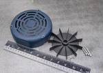 Leeson Electric Motor Rear Plastic Fan, Steel Cover Guard & Screws 56 Frame. Fixed Price $63.99.