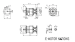 NORD,SK573.1FVL,IEC 80-B5, Inline, STAGES,1 HP,60.97:1,FLANGE Output 200MM,35M. Fixed Price $2359.27.