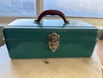 Vintage Reliance Metal Prod. Chicago Il Tackle Box. Fixed Price $42.00.