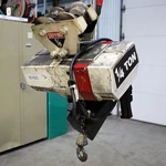 Coffing EC-05163-2 1/4 Ton Hoist. 11 Chain Lift. 230 Volts 3-PHASE Used. Fixed Price $221.10.