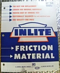 1952 Inlite Friction Material Catalog General Motors Product United Line. Fixed Price $16.00.
