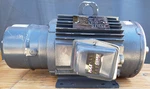 Marathon 5HP 3PH 208/230/460VAC 3.73 Kw, 1755 Rpm Electric Motor W/stearns Brake. Fixed Price $1500.00.