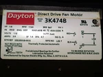 Dayton 3K474B Direct Drive Fan Motor 1/8 Hp, 1140 Rpm Nos. Fixed Price $599.00.