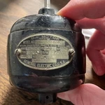 General Electric 20069 Dc Motor Black Compound Wound 1/200 Hp 2200 Rpm 110V Da. Fixed Price $43.00.