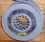 Reuland 97006 Electric Hoist Brake Friction Disc 6.75" Od - Nos Lot. Fixed Price $90.00.