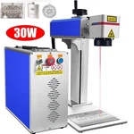 Vevor 30W Portable Fiber Laser Marking Machines Metal Jewelry Engraver 6"X6". Fixed Price $1399.99.