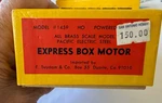 Ho Suydam #1459 Pacific Steel Electric Express Box Motor (powered). Fixed Price $169.95.