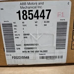 Baldor 35H693S921G1 Motor 1HP 3450 Rpm 3PH 60HZ 56C 3516M Tefc Open Box. Fixed Price $395.00.
