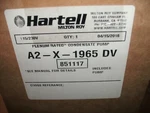 Hartell Milton Roy A2X-1965 Dv 85117 Plenum Rated Condensate Pump 115/230 Vac. Fixed Price $475.00.