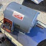 Howell Electric P215 Frame Motor. 5HP 3 Phase 1725 1425 Rpm 220/440 Thermal Port. Fixed Price $279.00.