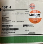 Ball Bearing Ac Condenser Fan Motor Hp 1/3 208-230V RPM:1075 Us 1861H. Fixed Price $78.88.
