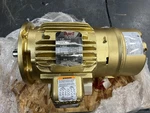 New Baldor 2HP Super-e Metric Brake Motor 3PH 230/460V 1740RPM D90D Frame. Fixed Price $2000.00.