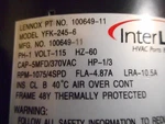 Interlink YFK-245-6 Condenser Fan Motor 115V 1/3HP 1075RPM/4SPD 100649-01. Fixed Price $125.00.