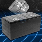 36"X 18"X 16" Black Aluminum Underbody Trunk Bed Trailer Tool Box Storage W/lock. Fixed Price $161.91.