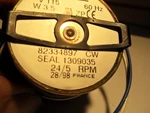 *new* Crouzet 82334897 Gearbox Motor 115V 60HZ 3.5W 24/5 Rpm. Fixed Price $60.00.
