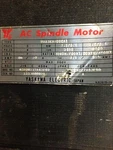 Ac Spindle Motor Yaskawa UAASKA-08CA1. Fixed Price $1000.00.