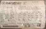 Marathon G580 56C Frame 56T17T5305 Tenv General Purpose Motor, Phase 1/3 Hp. Fixed Price $269.99.