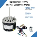 Leungoo DL1036 - Blower Fan Motor 1/3 Hp, 1075/3 Rpm, 115V 60HZ Open Box. Fixed Price $35.00.