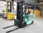 2021 Mitsubishi Mdl FBC30LN2, 6,000#, 6000# Cushion Tired 36 V Electric Forklift. Fixed Price $11885.00.