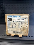 A. O. Smith 1/25HP Fan Motor, Model 30, 115V, 1550RPM, Cwse, 1PH, Single Speed. Fixed Price $83.18.