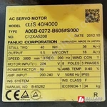Fanuc A06B-0272-B605#S000 Ac Servo Motor Ais 40/4000. Fixed Price $2060.00.