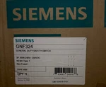 Siemens GNF324 General Duty 200A Pole Safety Switch New. Fixed Price $250.00.