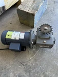 Leeson 0.75HP 90VDC C42D28FK3C 2500RPM W/ Morse 175Q56LR40 Gear Reducer 40:1. Fixed Price $650.00.