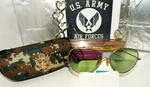Wwii 1940 Vtg Tdav Optical AN-6531 Style Aviator Sunglasses Box 44 Ao Rb. Fixed Price $145.00.